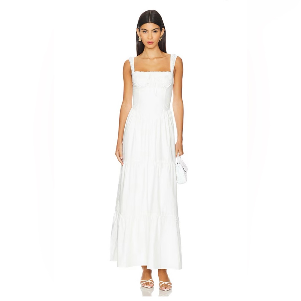 REVOLVE More To Come Maeve White Maxi Dress